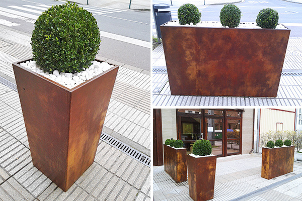 estructuras de acero corten en gipuzkoa donostia san sebastian