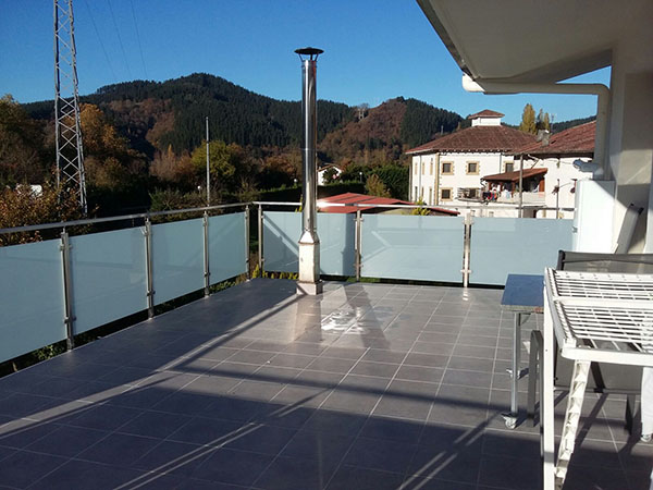 fotografias de barandillas de acero inoxidable en gipuzkoa